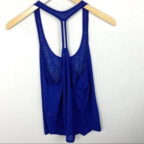 Squad Goals Athletic Tank Aeropostale Blue Purple Women's Size Medium Live Love - Picture 7 of 8